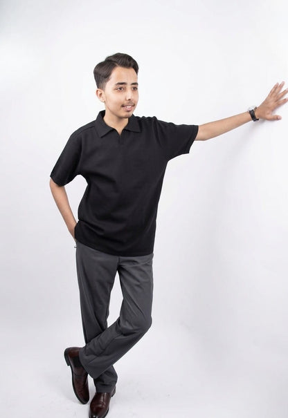 Johnny collar shirt